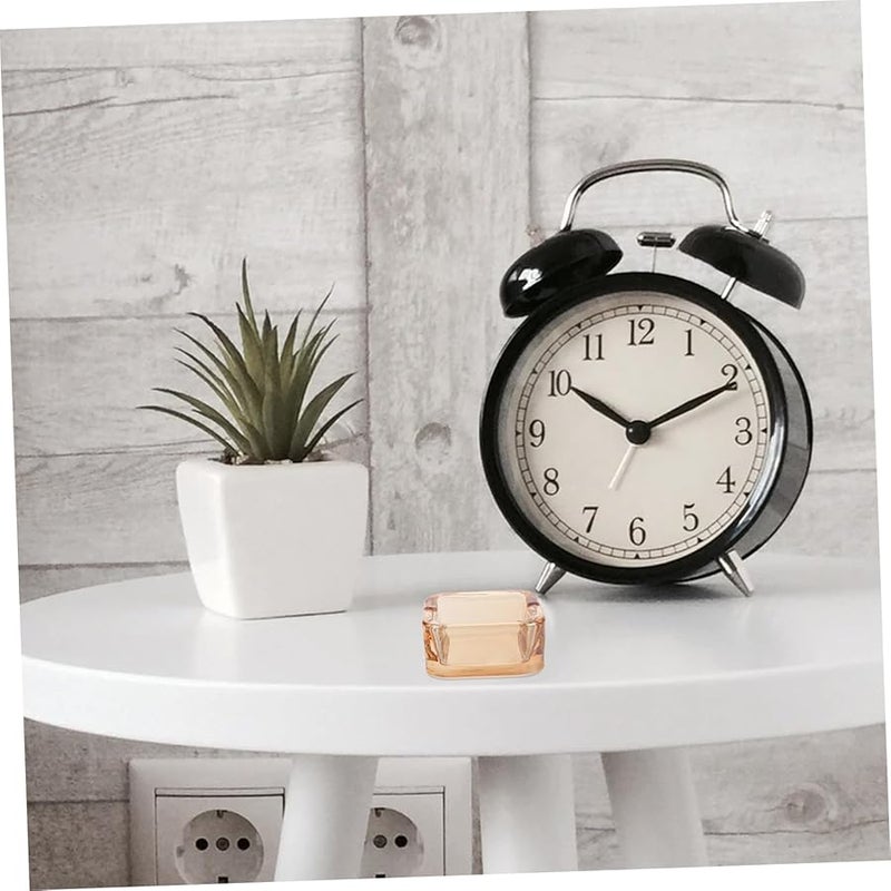 صحن رماد من الزجاج الكهرماني بتصميم أوروبي أنيق، محمول للمنزل والمكتب والسيارة والفسحة - Image 5